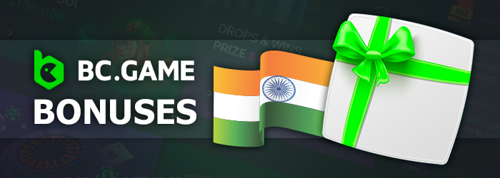 Bonuses for players from India on BC.Game - about promotion offers