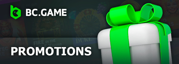 Bonus offers at online casinos BC.Game - full list of bonuses for Indians