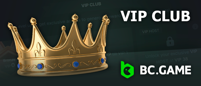 Loyalty program in online casinos BC.Game - vip program for players from India