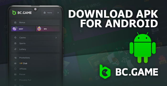 Download BC Game app for android devices - step by step installation instructions