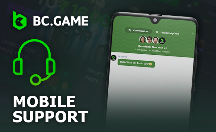 BC.Game Support - How to Contact Support in the Mobile App