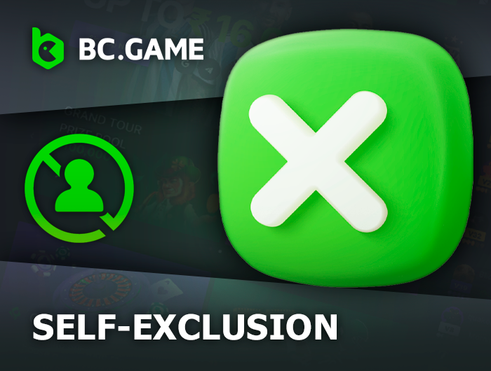About self-exclusion on BC.Game - how to limit access to account