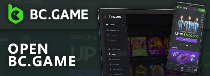 Open BC Game on your PC, phone, or mobile app